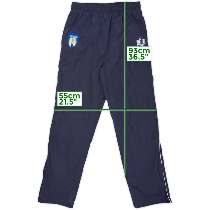 2004-06 Colchester United Admiral Track Pants/Bottoms - 8/10 - (M)