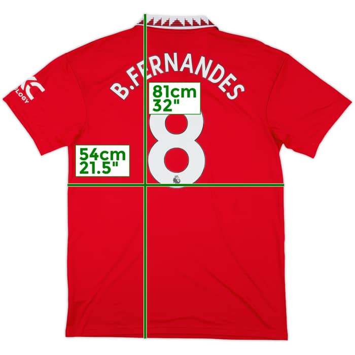 2022-23 Manchester United Home Shirt B.Fernandes #8 (L)