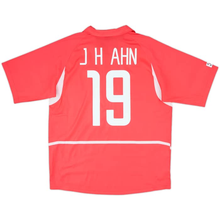 2002-03 South Korea Home Shirt J.H.Ahn #19 - 10/10 - (L)