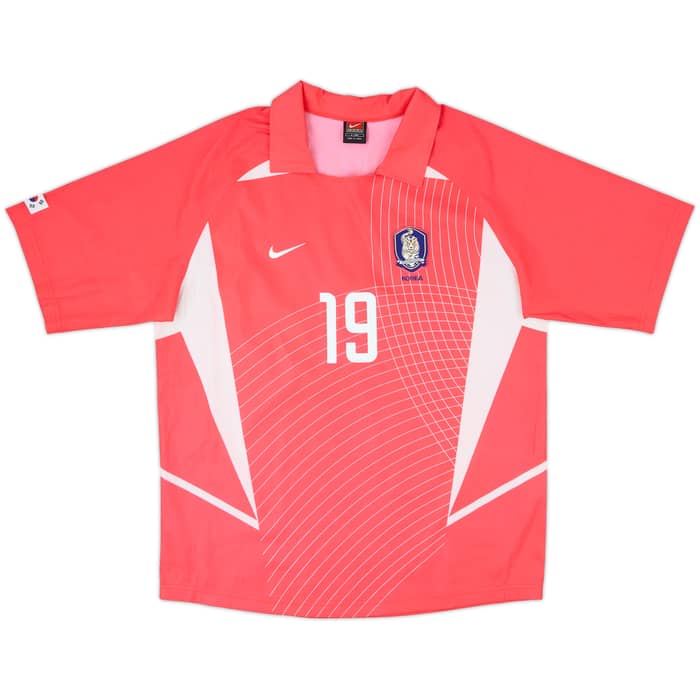 2002-03 South Korea Home Shirt J.H.Ahn #19 - 10/10 - (L)