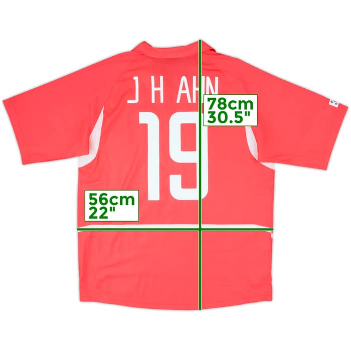 2002-03 South Korea Home Shirt J.H.Ahn #19 - 10/10 - (L)