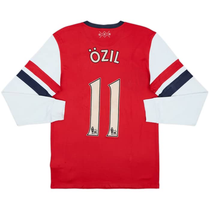 2012-14 Arsenal Home L/S Shirt Ozil #11 - 6/10 - (S)