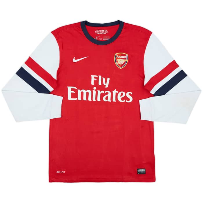 2012-14 Arsenal Home L/S Shirt Ozil #11 - 6/10 - (S)