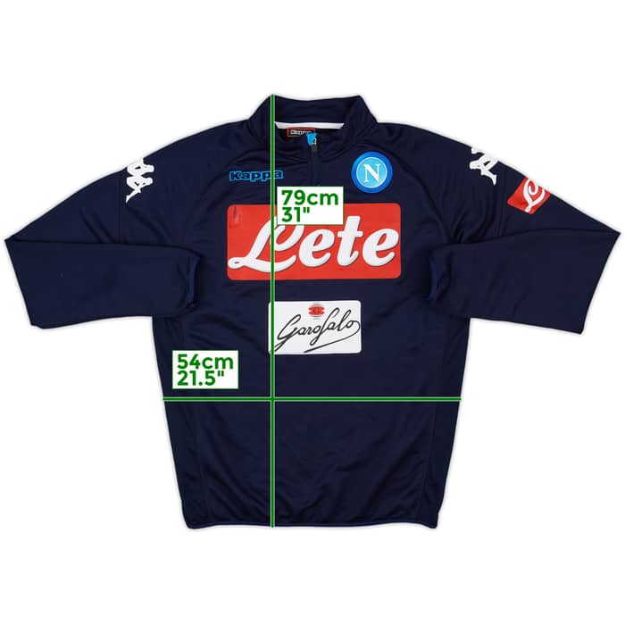 2017-18 Napoli Kappa 1/2 Zip Training Top - 6/10 - (XL)