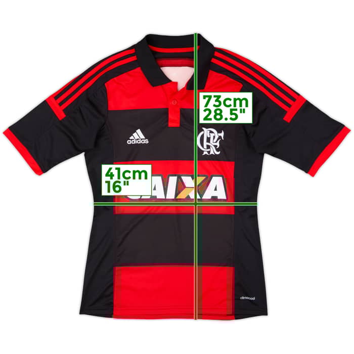 2014 Flamengo Home Shirt - 7/10 - (S)