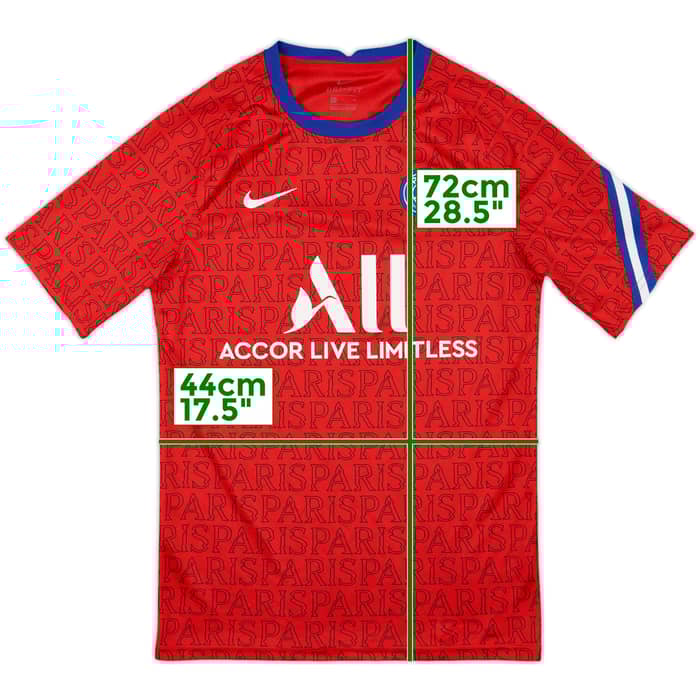2020-21 Paris Saint-Germain Nike Training Shirt - 8/10 - (S)