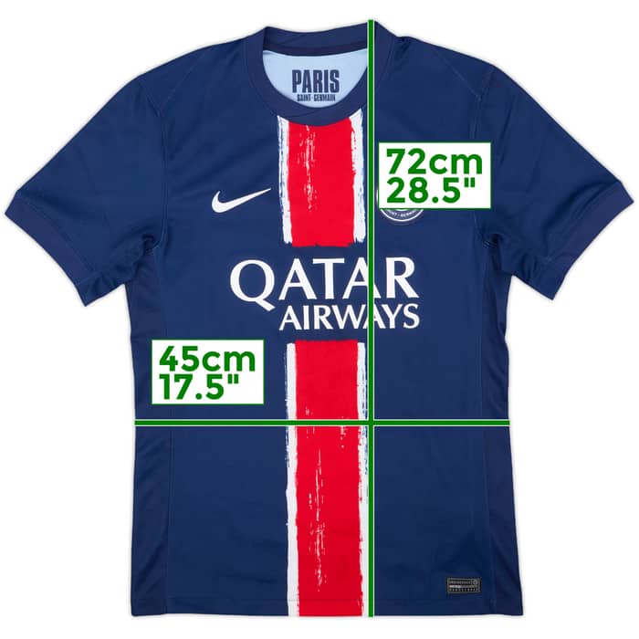 2024-25 Paris Saint-Germain Home Shirt - 8/10 - (S)