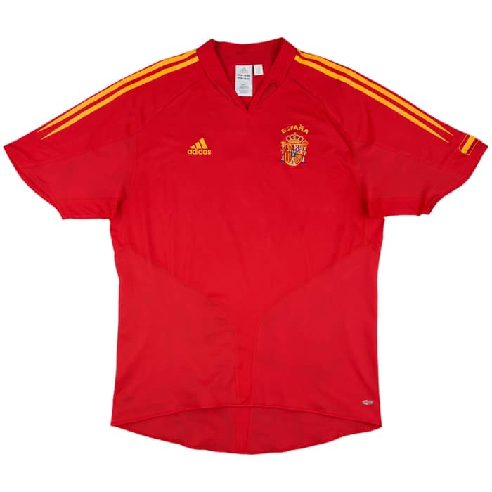 2004-06 Spain Home Shirt Raul #7 - 8/10 - (XL)