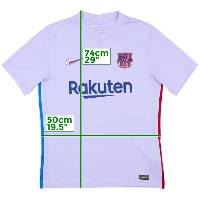 2021-22 Barcelona Away Shirt - 5/10 - (M)