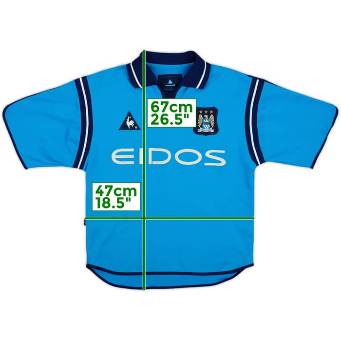 2001-02 Manchester City Home Shirt - 8/10 - (S)