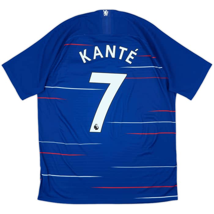 2018-19 Chelsea Authentic Home Shirt Kante #7 - 9/10 - (L)