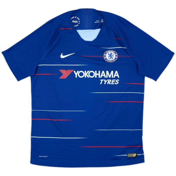 2018-19 Chelsea Authentic Home Shirt Kante #7 - 9/10 - (L)