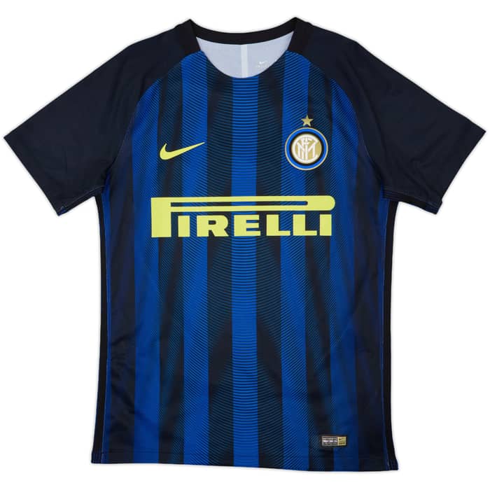 2016-17 Inter Milan Authentic Home Shirt Perisic #44 - 10/10 - (M)