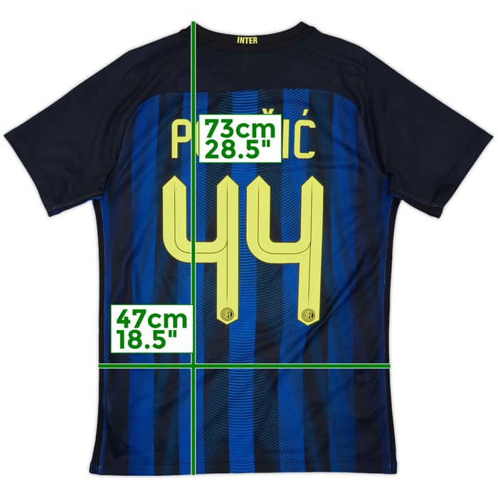 2016-17 Inter Milan Authentic Home Shirt Perisic #44 - 10/10 - (M)