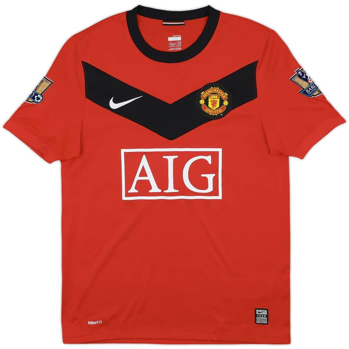 2009-10 Manchester United Home Shirt Owen #7 - 4/10 - (S)