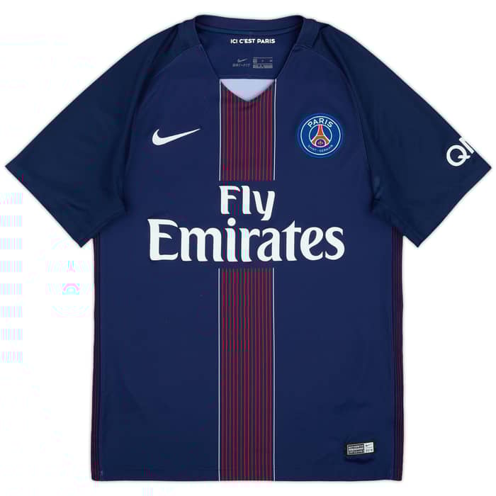 2016-17 Paris Saint-Germain Home Shirt Di Maria #11 - 7/10 - (S)