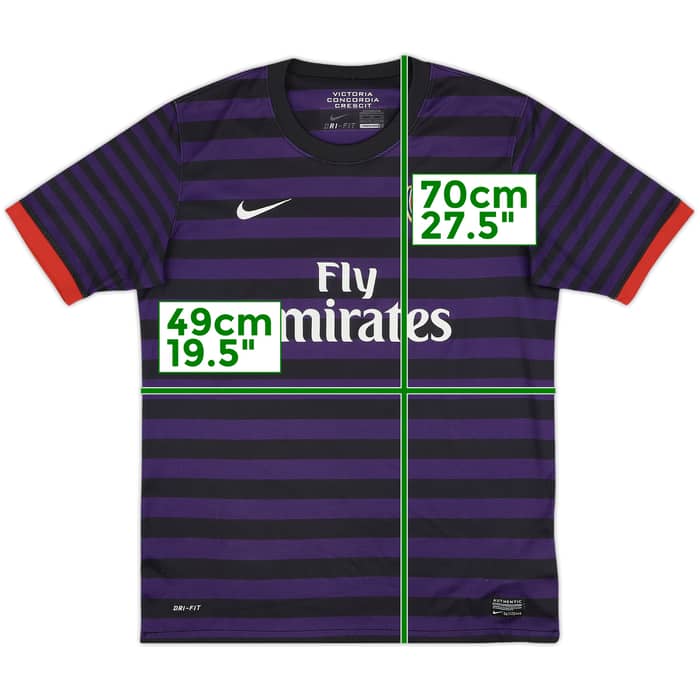 2012-13 Arsenal Away Shirt - 8/10 - (XL.Boys)