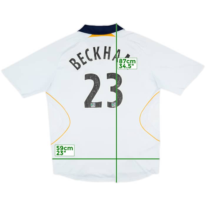 2007-08 LA Galaxy Home Shirt Beckham #23 - 5/10 - (XXL)
