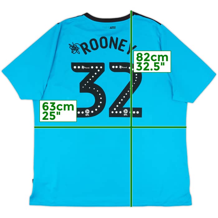 2019-20 Derby County Away Shirt Rooney #32 - 8/10 - (3XL)