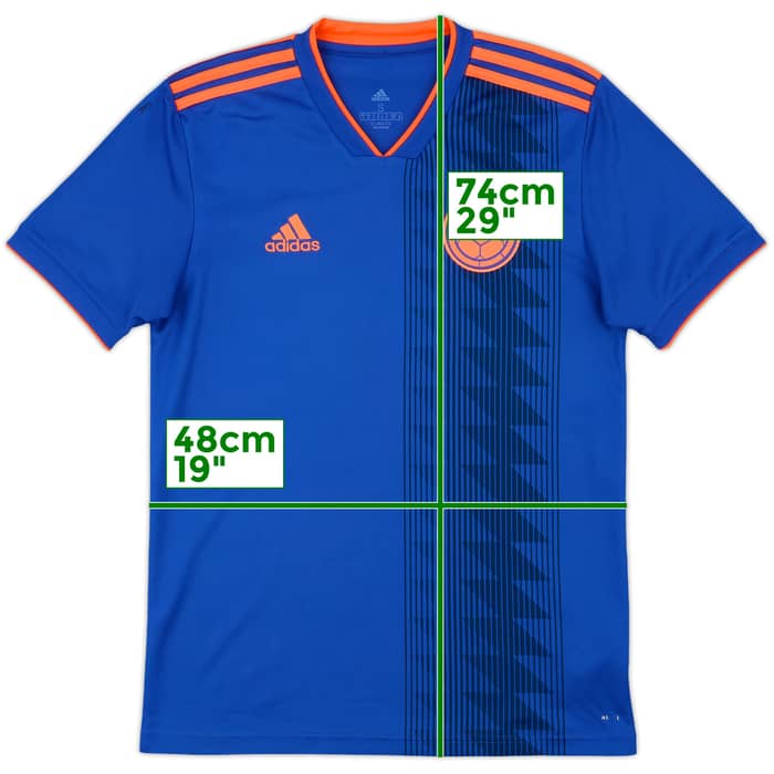 2018-19 Colombia Away Shirt - 7/10 - (S)