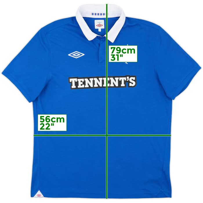 2010-11 Rangers Home Shirt - 8/10 - (L)