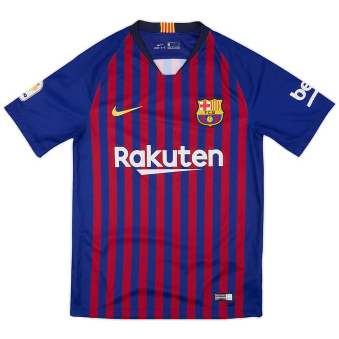 2018-19 Barcelona Home Shirt Messi #10 - 10/10 - (S)