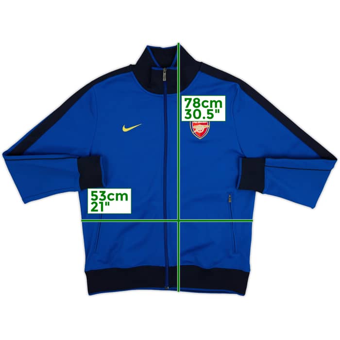2010-11 Arsenal Nike N98 Track Jacket - 9/10 - (L)