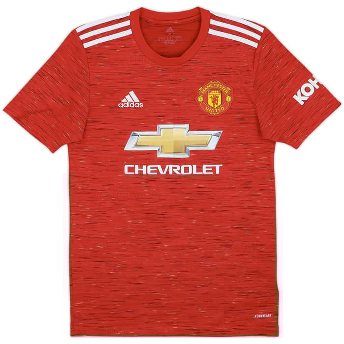 2020-21 Manchester United Home Shirt B.Fernandes #18 - 9/10 - (S)