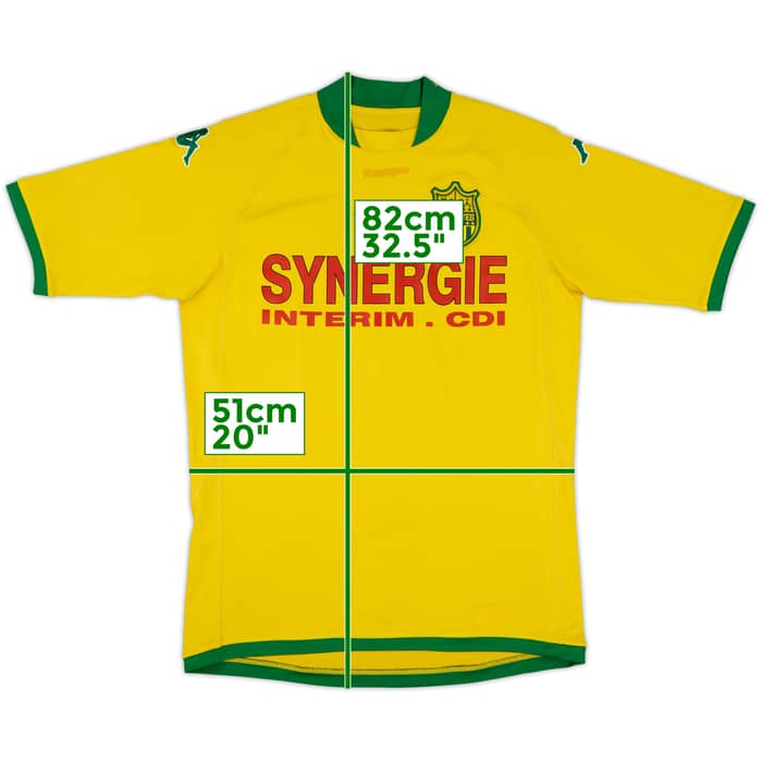2008-09 Nantes Home Shirt - 5/10 - (L)