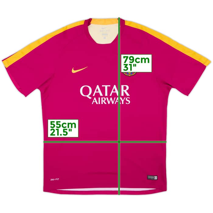 2016-17 Barcelona Nike Training Shirt - 9/10 - (XL)