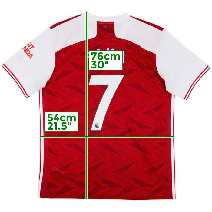 2020-21 Arsenal Home Shirt Saka #7 - 7/10 - (L)