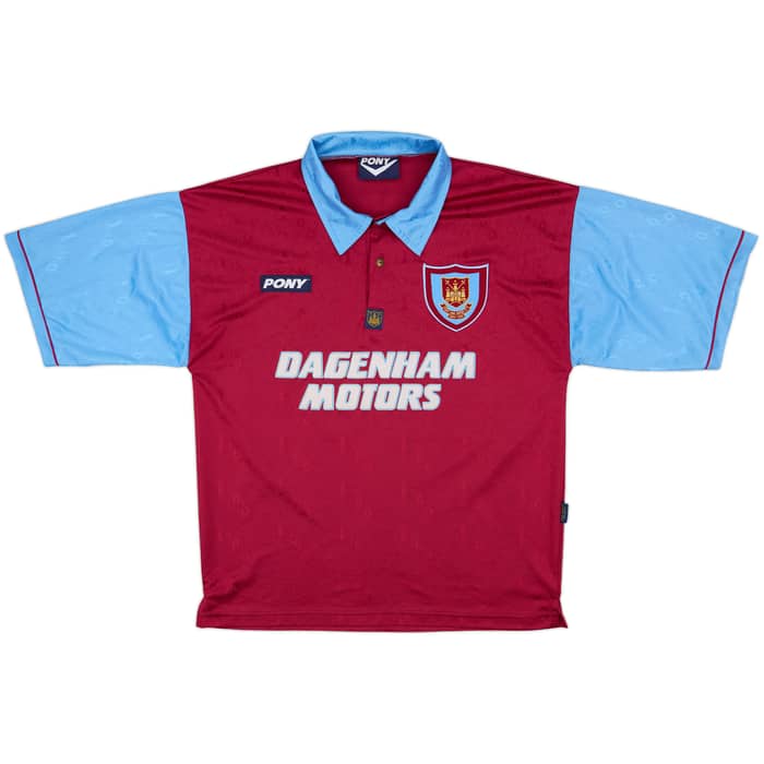 1995-97 West Ham Centenary Home Shirt Lampard #26 - 8/10 - (L)