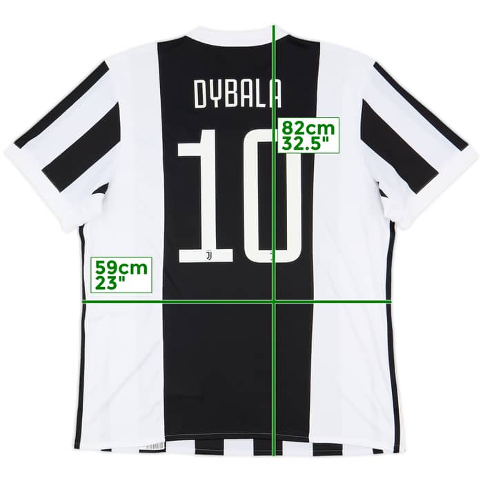 2017-18 Juventus Home Shirt Dybala #10 - 8/10 - (XL)