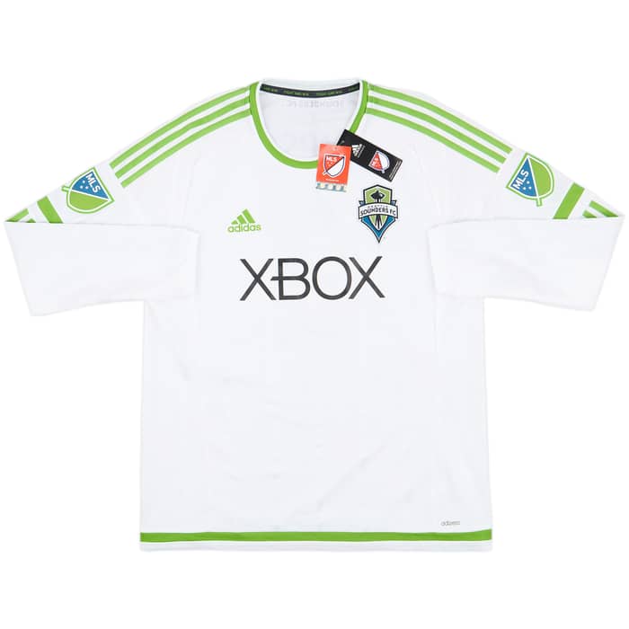2015 Seattle Sounders Player Issue Away L/S Shirt Dempsey #2 (XL)