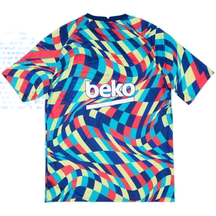 2021-22 Barcelona Nike Training Shirt - 8/10 - (L)