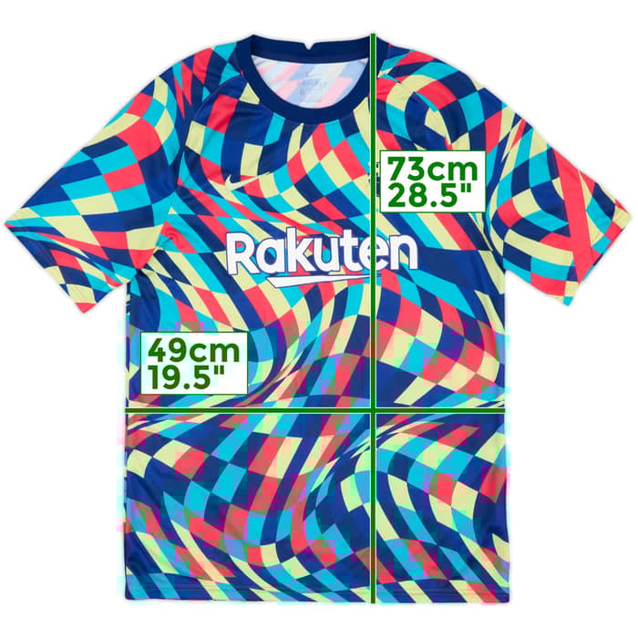 2021-22 Barcelona Nike Training Shirt - 8/10 - (L)