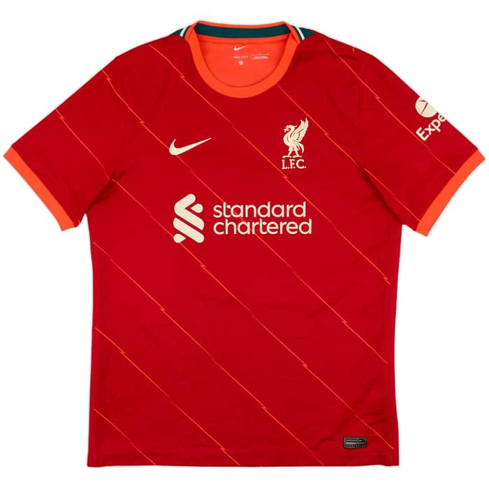 2021-22 Liverpool Home Shirt Origi #27 - 8/10 - (L)