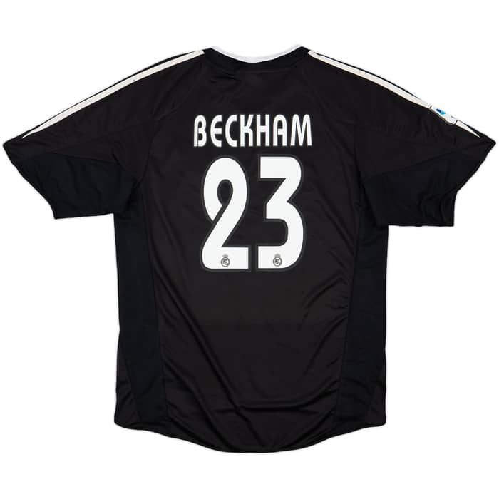 2004-05 Real Madrid Away Shirt Beckham #23 - 7/10 - (L)