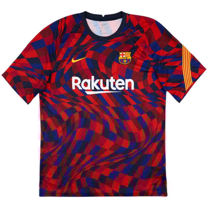 2020-21 Barcelona Nike Training Shirt - 9/10 - (L)