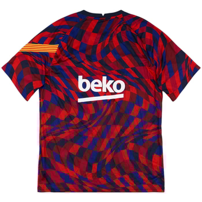 2020-21 Barcelona Nike Training Shirt - 9/10 - (L)