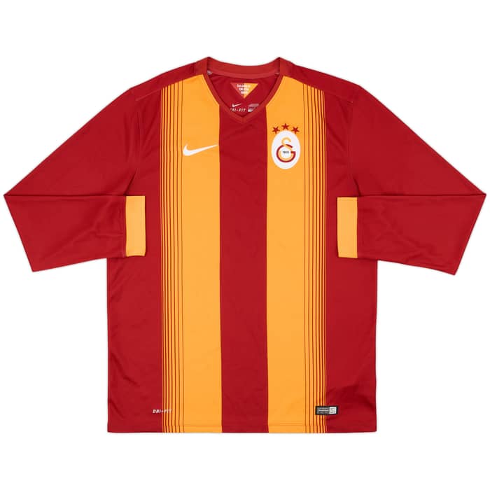 2014-15 Galatasaray Home L/S Shirt - 8/10 - (L)