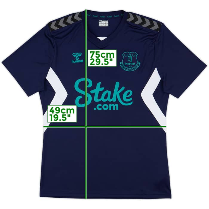 2020-21 Everton Hummel Training Shirt - 7/10 - (L)