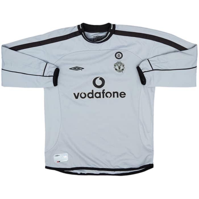 2001-02 Manchester United Centenary GK Shirt - 9/10 - (M.Boys)