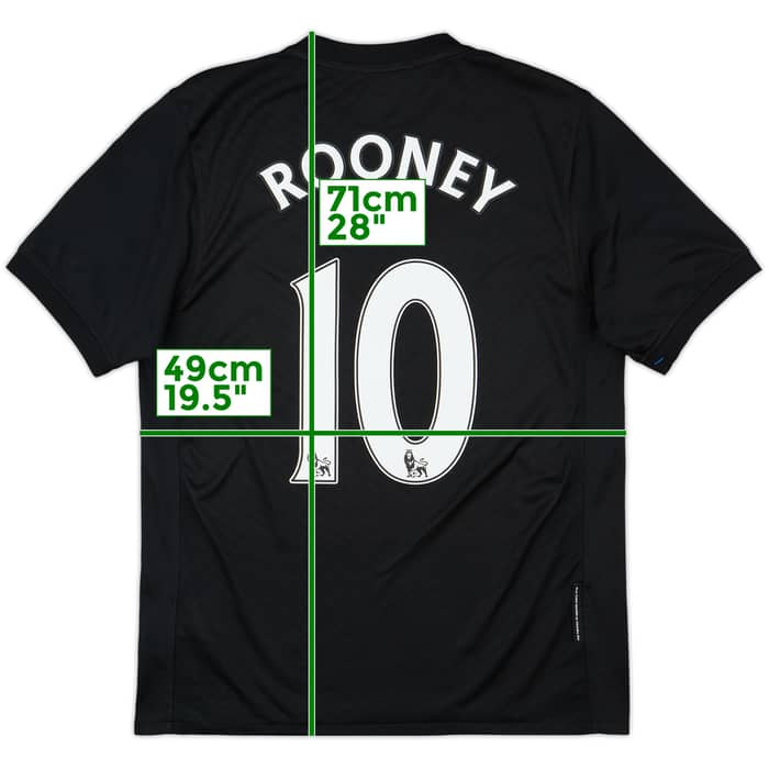 2009-10 Manchester United Away Shirt Rooney #10 - 7/10 - (S)