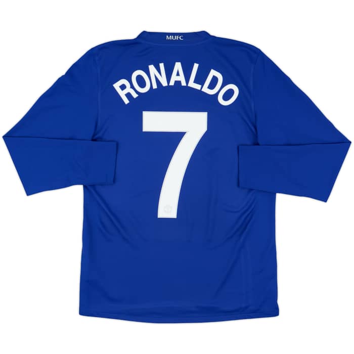 2008-09 Manchester United Third L/S Shirt Ronaldo #7 - 7/10 - (S)