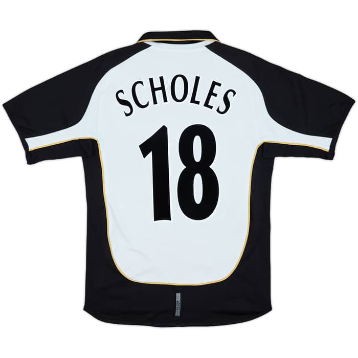 2001-02 Manchester United Centenary Away/Third Shirt Scholes #18 - 7/10 - (S)