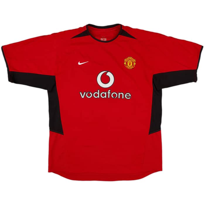 2002-04 Manchester United Home Shirt V.Nistelrooy #10 - 8/10 - (L)