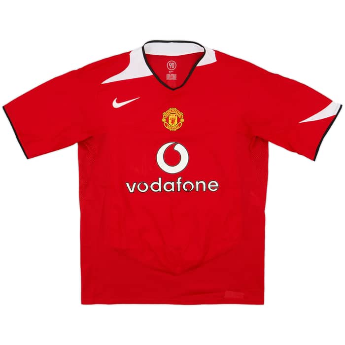 2004-06 Manchester United Home Shirt Ronaldo #7 - 8/10 - (M)