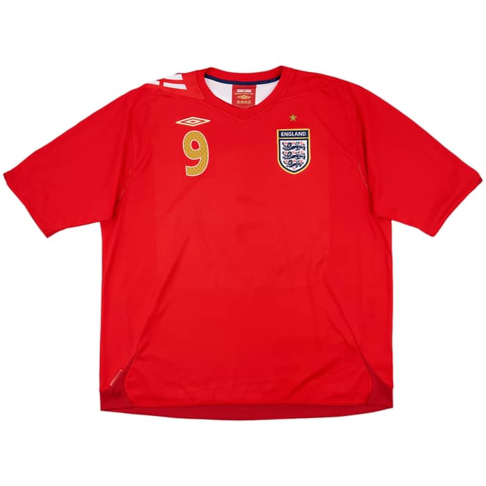2006-08 England Away Shirt Rooney #9 - 8/10 - (3XL)