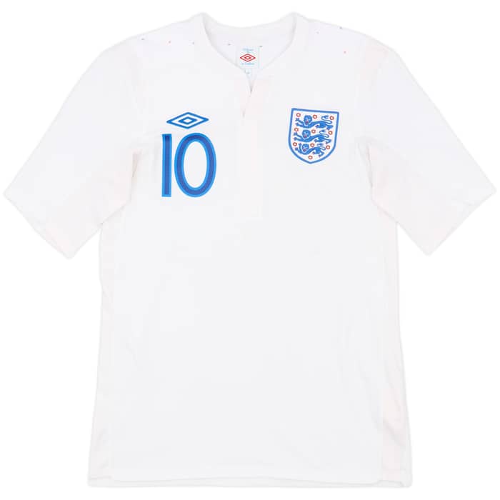 2010-11 England Home Shirt Rooney #10 - 6/10 - (S)